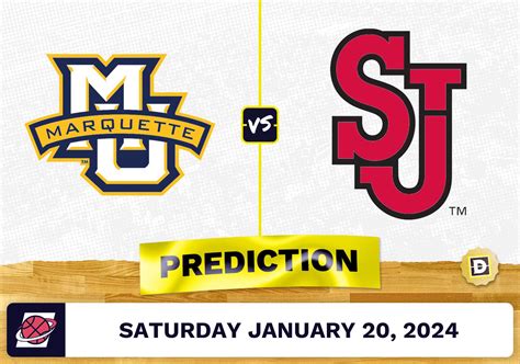 xavier vs marquette prediction|marquette vs st john's.